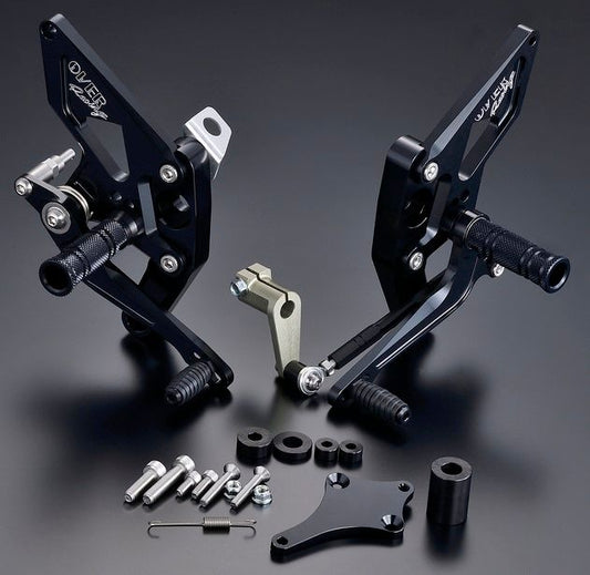 Over Racing Rear Sets 4 Position - Howling Moto