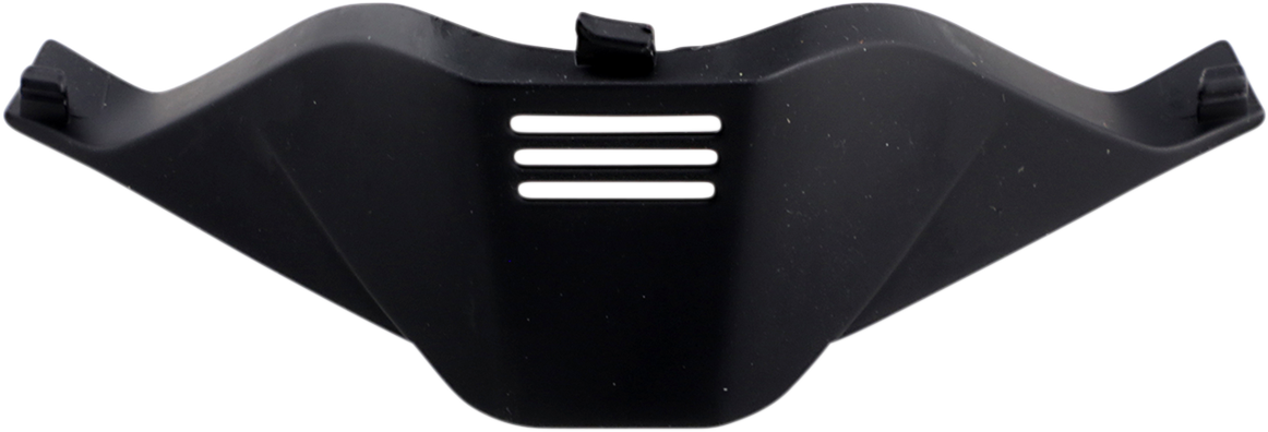 Black ARCTIVA Vibe Goggle Nose Guard, part #2602-0766, attached to ski goggles for added nose protection.