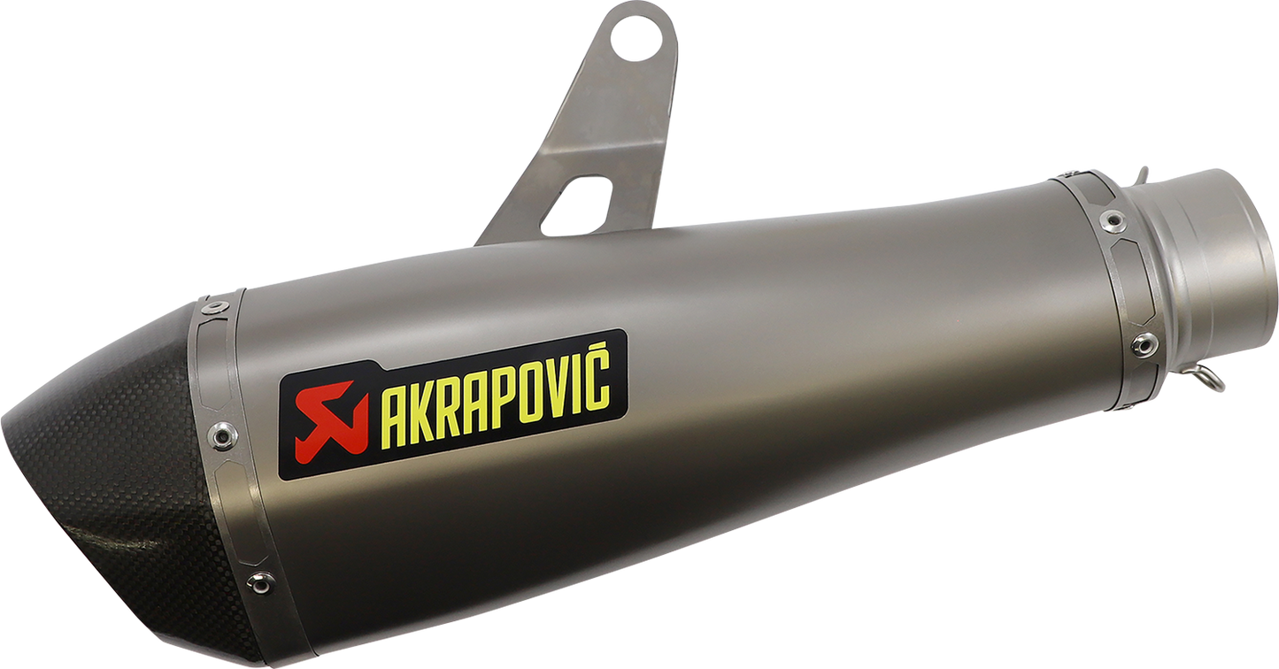 AKRAPOVIC Slip-On Muffler M-CZ00105T for Enhanced Motorcycle Performance