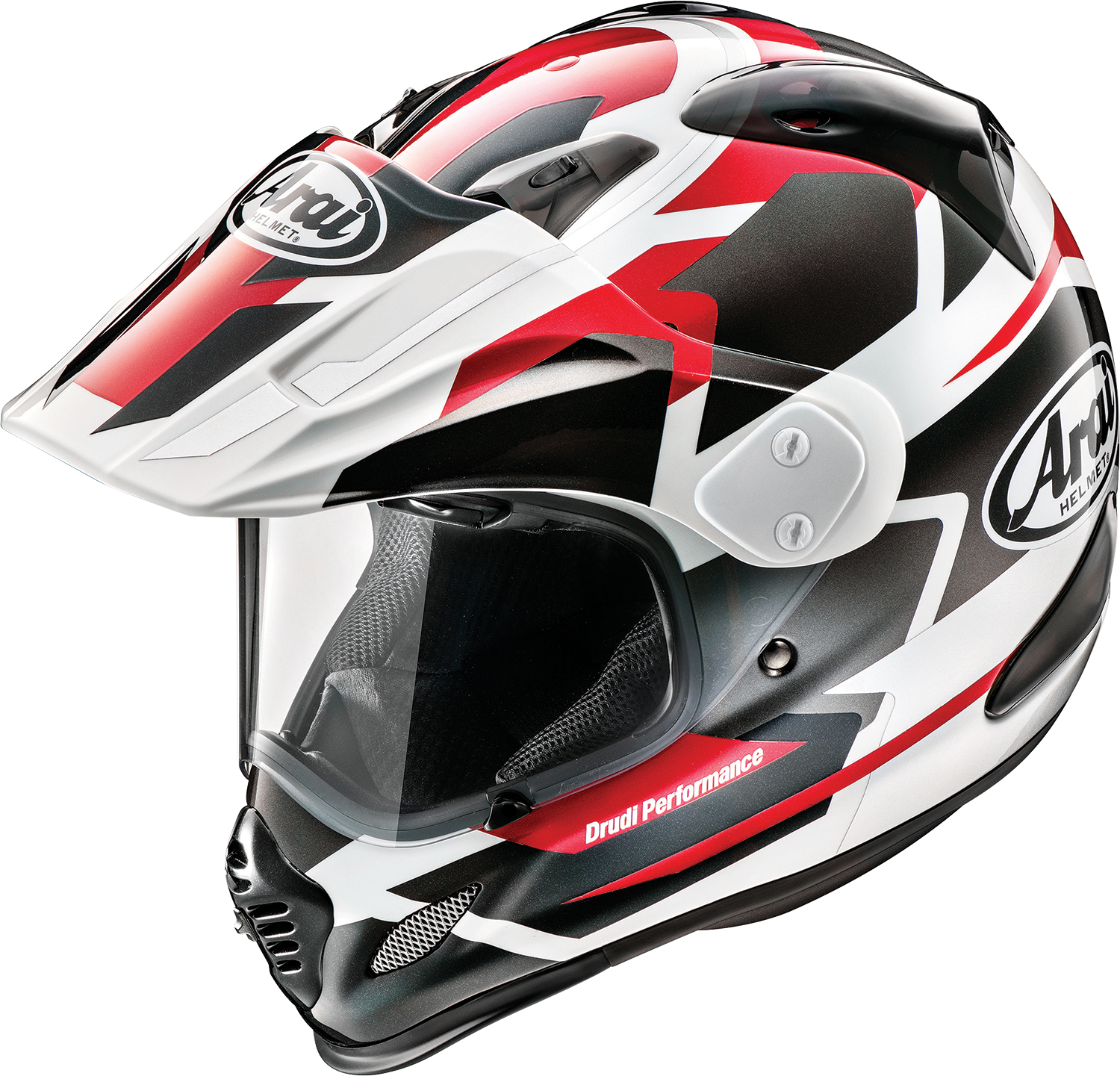 Arai XD-4 Depart Red motorcycle helmet with XS size, featuring a sleek design and comfortable fit, by Arai Helmets.