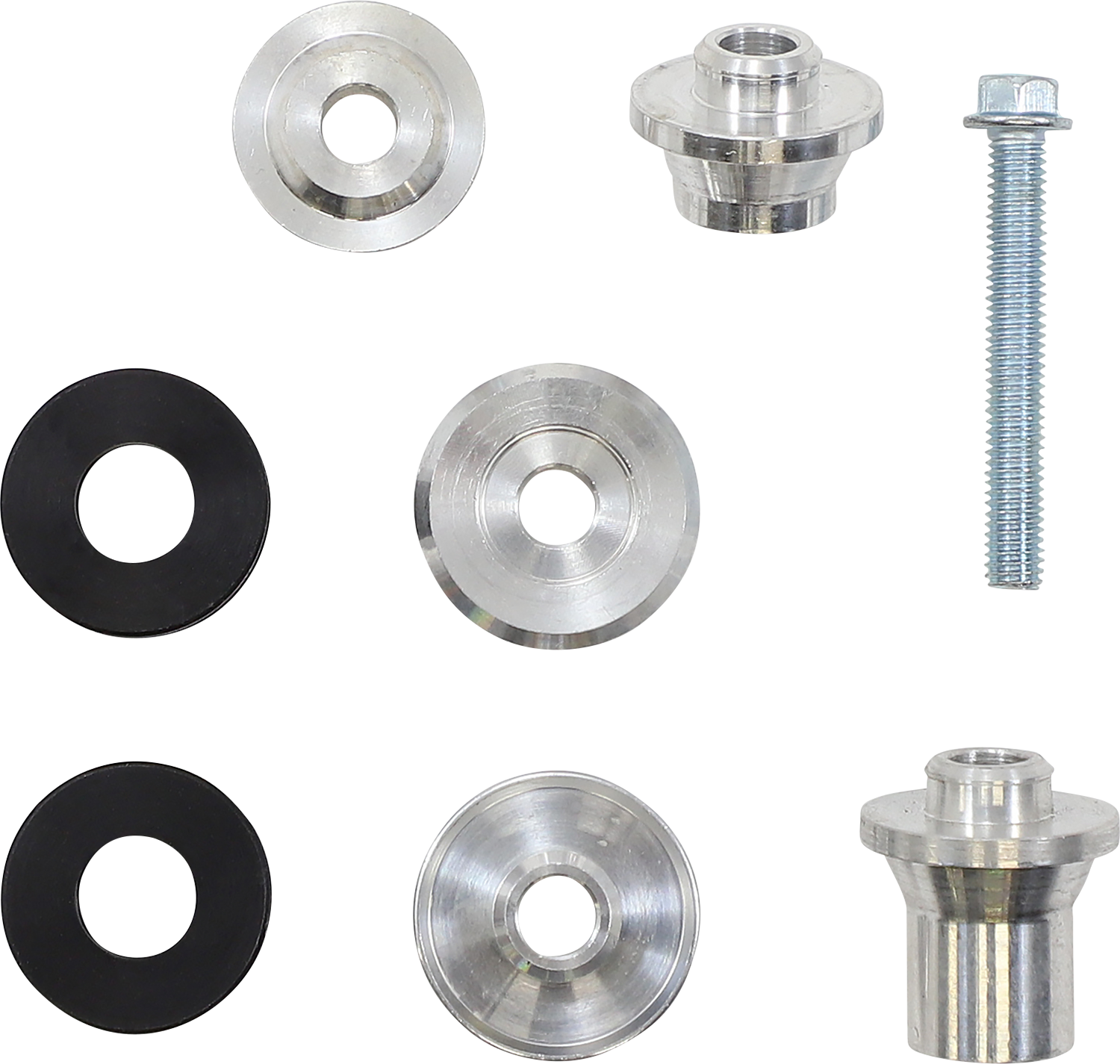 FMF Powercore 2 muffler part for 2-stroke engines, showing the lightweight metal construction and cylindrical shape.