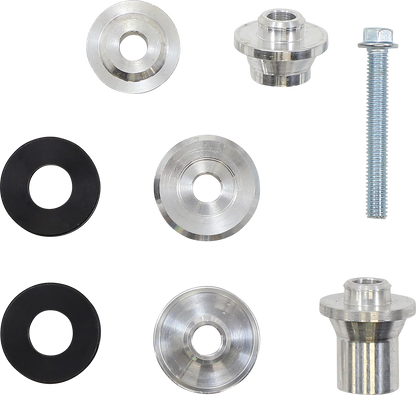 FMF Powercore 2 muffler part for 2-stroke engines, showing the lightweight metal construction and cylindrical shape.