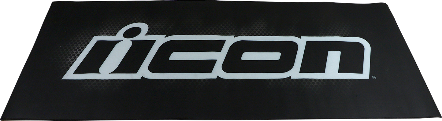 ICON Absorbent Pit Pad Large with Slant Logo, model 9201-0081, showing soft, absorbent material and slant logo design.