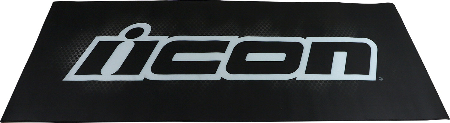 ICON Absorbent Pit Pad Large with Slant Logo, model 9201-0081, showing soft, absorbent material and slant logo design.
