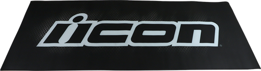 ICON Absorbent Pit Pad Large with Slant Logo, model 9201-0081, showing soft, absorbent material and slant logo design.
