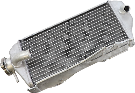 Moose Offroad OEM replacement radiator for Honda vehicles, part 19010862, showing the radiator with core and mounting brackets.
