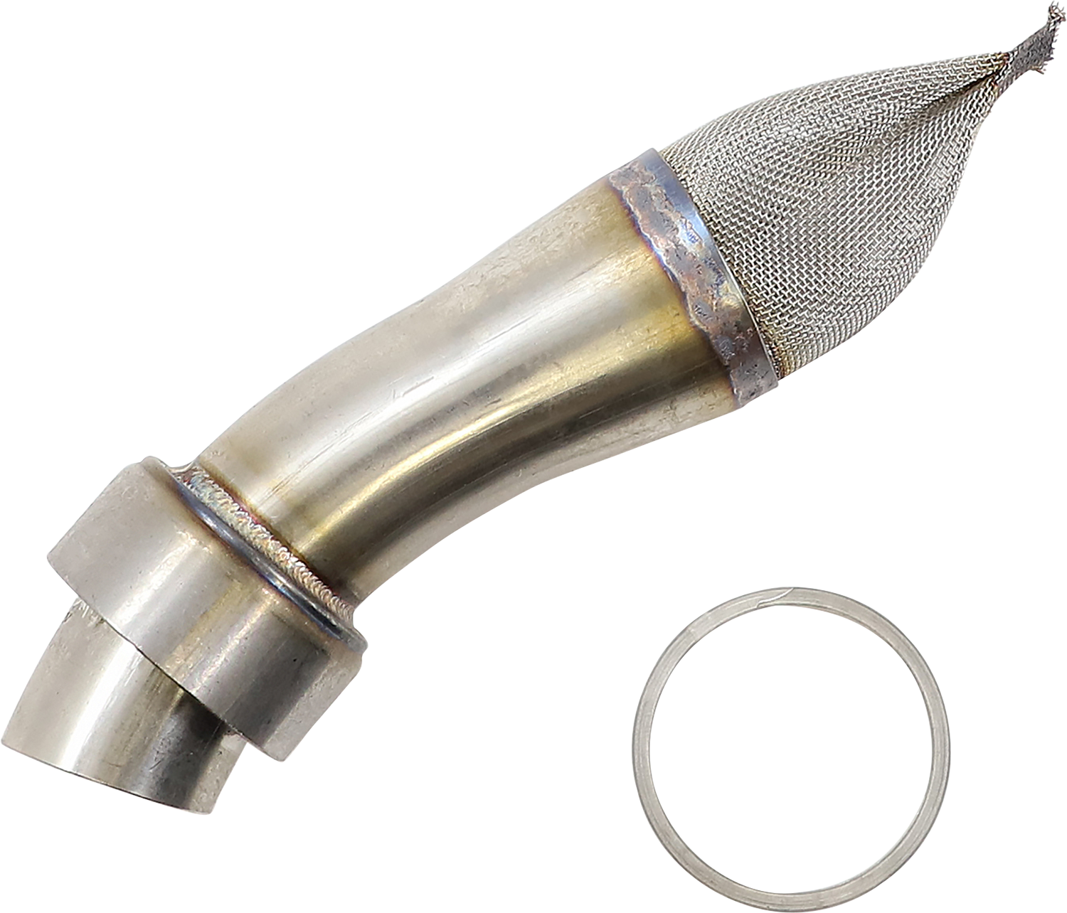 FMF Quiet Core Insert 4.1 RCT 040689 for motorcycle exhaust system, showing the compact, cylindrical metal insert with FMF branding