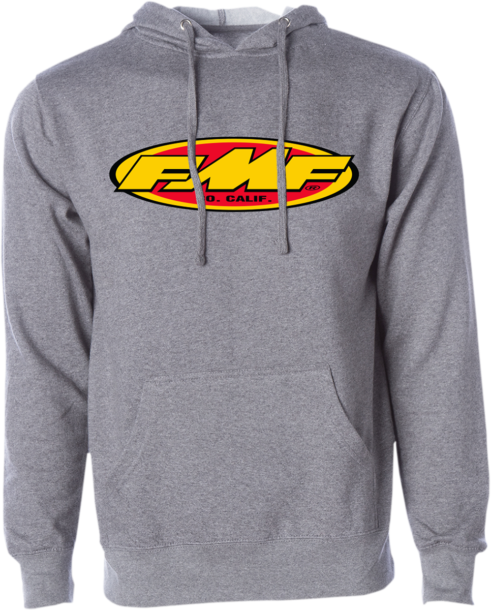 FMF Don 2 Pullover Hoodie Heather Gray 2XL - Comfortable Cotton-Polyester Blend