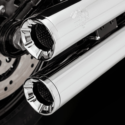 VANCE & HINES, Vance & Hines Eliminator 300 Slip-On Mufflers with PCX™ Technology - Chrome 16312