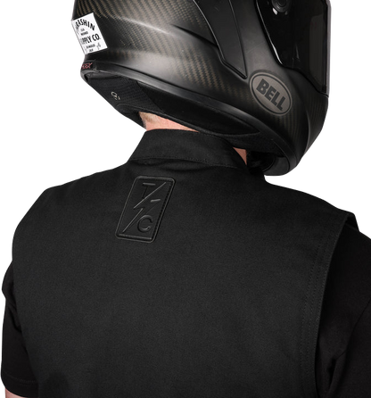 THRASHIN SUPPLY CO. Nightrider v2 Riding Vest - Black - Large TMJ-12-10