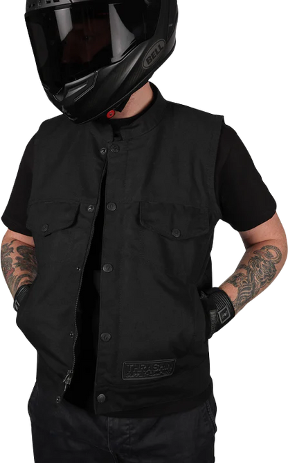 THRASHIN SUPPLY CO. Nightrider v2 Riding Vest - Black - Large TMJ-12-10