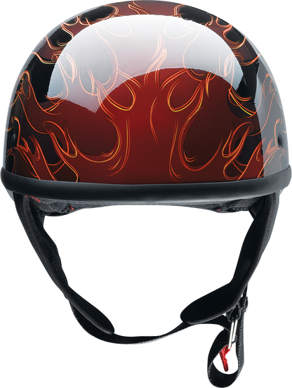 Z1R, Z1R CC Beanie Helmet - Hellfire Red, XS by Z1R Part 0103-1324