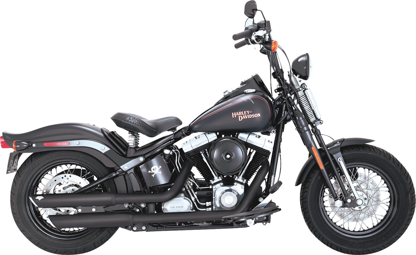 VANCE & HINES, Vance & Hines 3-Inch Twin Slash Slip-On Mufflers with PCX Technology, Part 46341