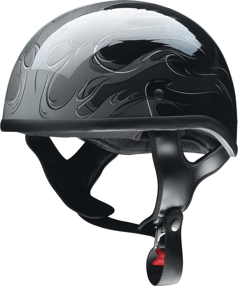 Z1R CC Beanie Helmet in Hellfire Gray, large size, with helmet design and branding visible on the Z1R motorcycle helmet.