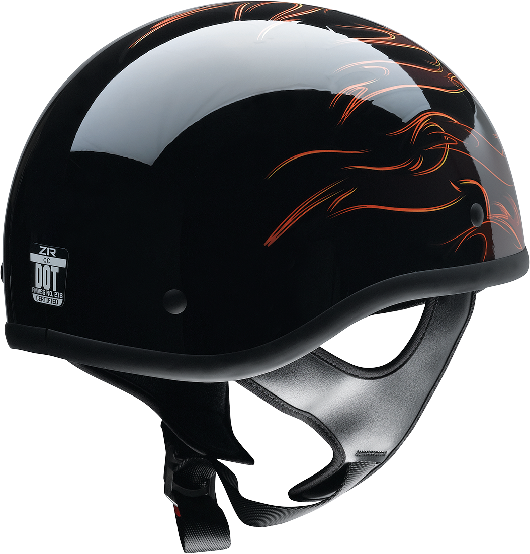 Z1R, Z1R CC Beanie Helmet - Hellfire Orange - Small by Z1R Part 0103-1346