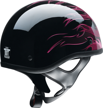Z1R Z1R CC Beanie Helmet in Hellfire Pink, medium size, showing the helmet's stylish design and vibrant color.