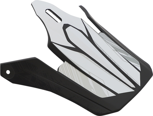 Z1R Youth F.I. Visor Kit in Fractal Matte Black and Blue, compatible with Z1R motorcycle helmets, shown on a white background.