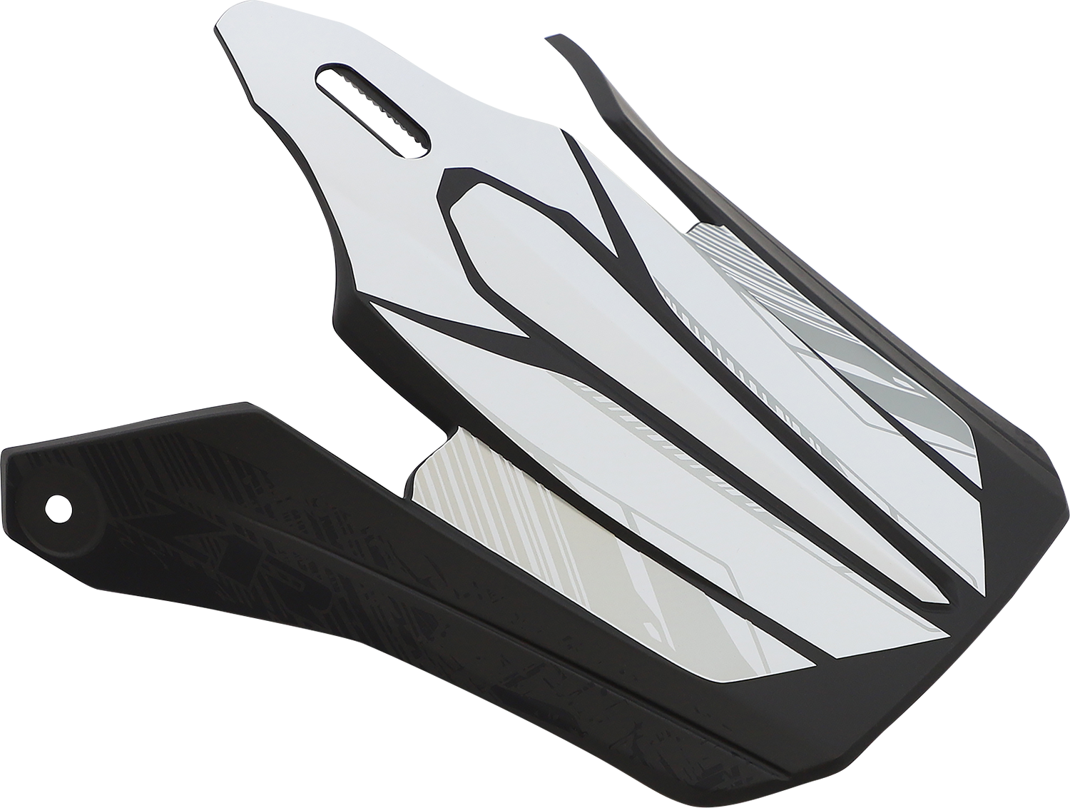 Z1R Youth F.I. Visor Kit in fractal matte black and red for Z1R helmets, with clear visor and mounting hardware visible.