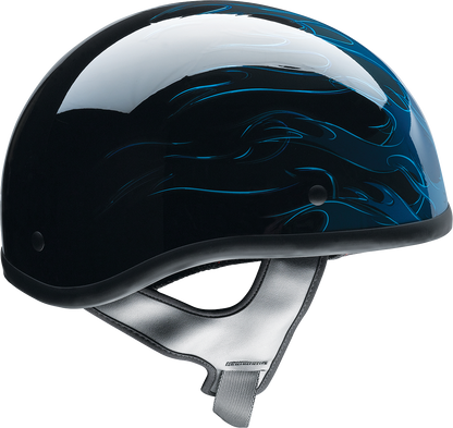Z1R CC Beanie Helmet in Hellfire Blue, medium size, with sleek design and ventilation, part number 0103-1333.