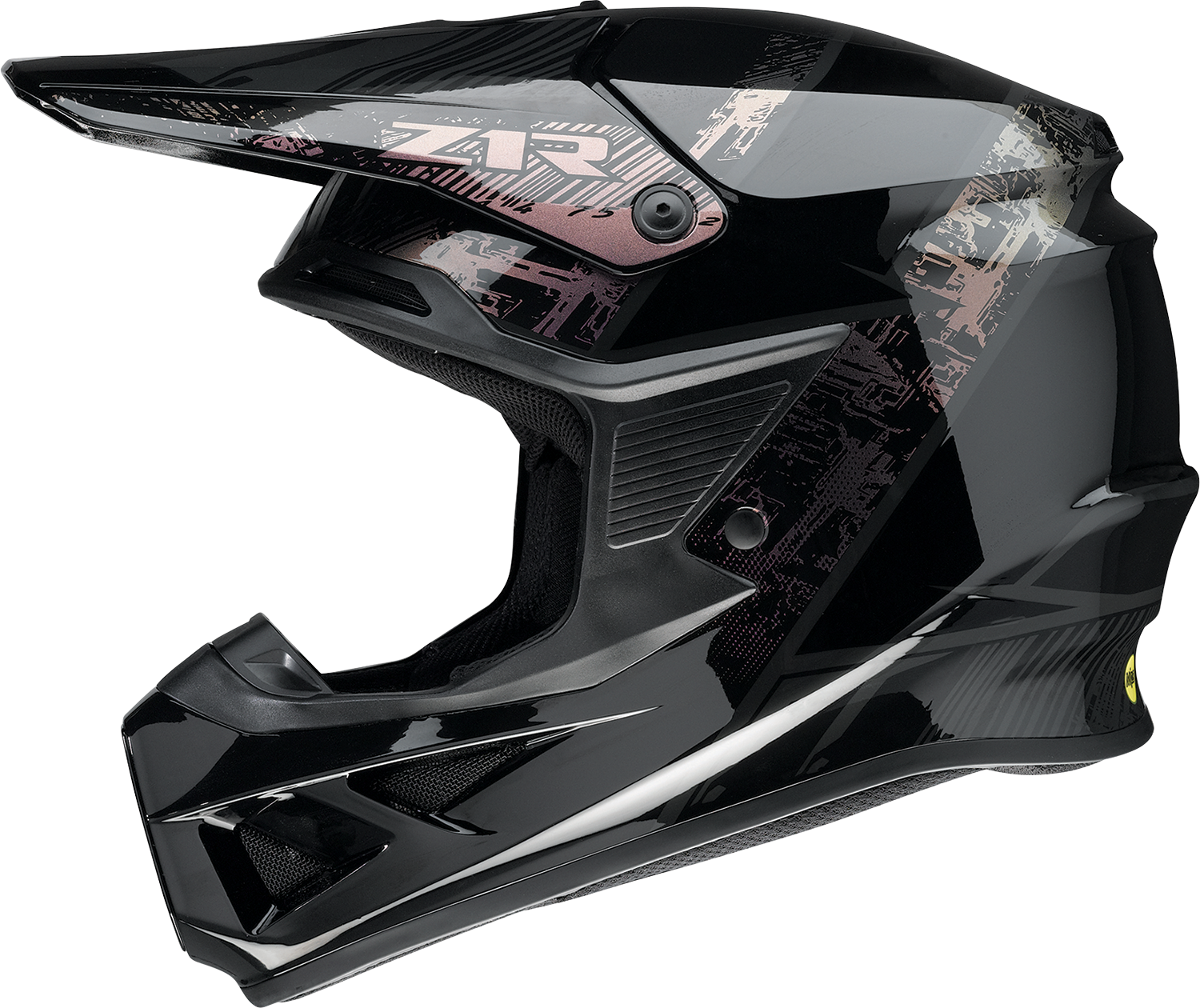 Z1R Z1R F.I. Fractal helmet with iridescent finish, large size, featuring MIPS® technology for added safety.
