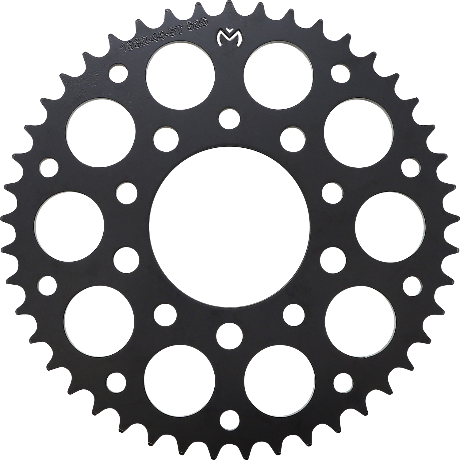 Moose Offroad steel rear sprocket for Honda, 45-tooth, durable offroad motorcycle part with part number 1210-1332-45-ST.