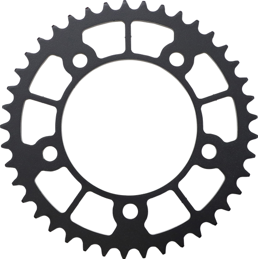 Moose Offroad 41-tooth rear sprocket for Honda bikes, durable steel construction, detailed close-up of gear teeth.
