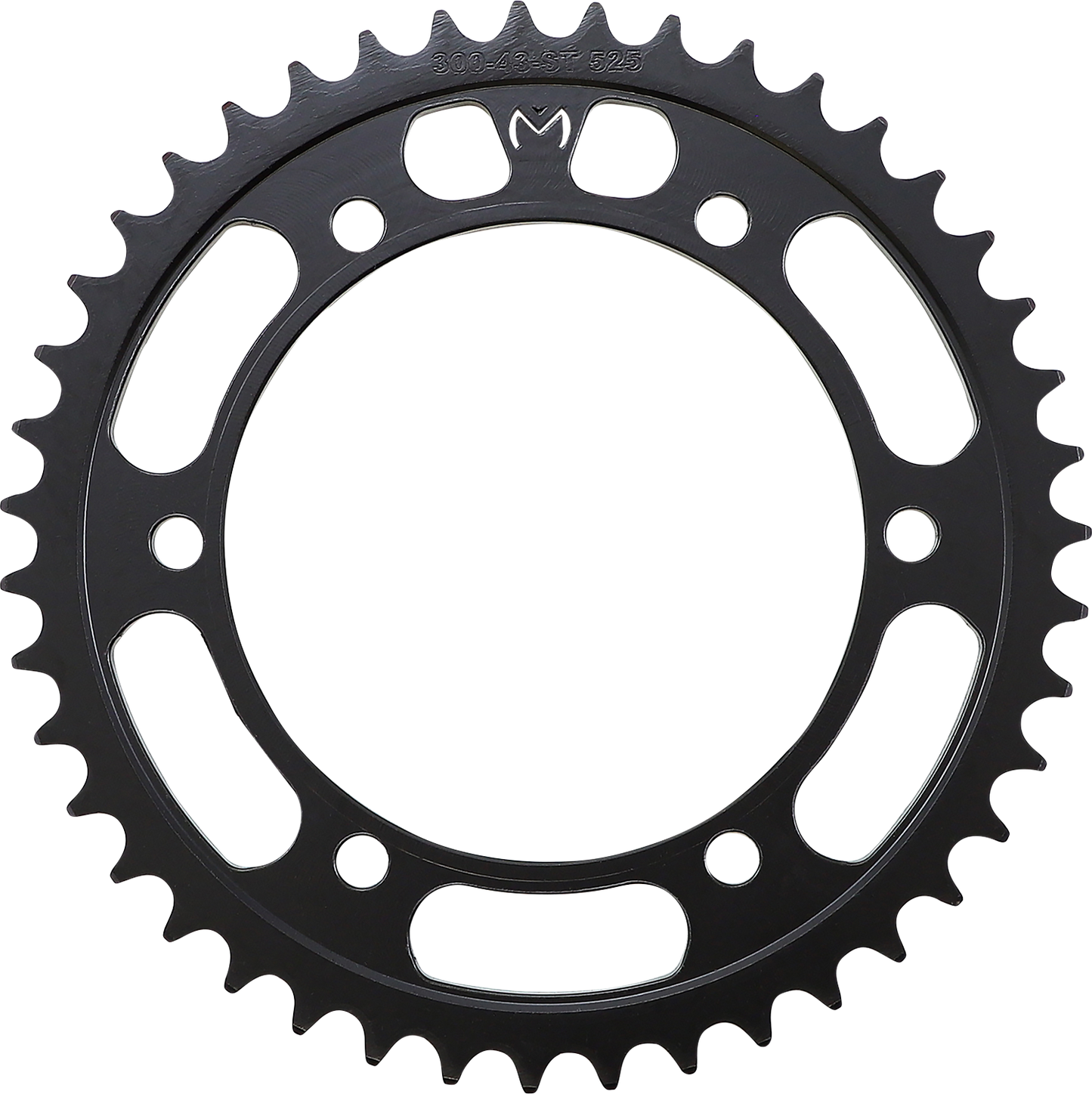 Steel rear sprocket for Honda by Moose Offroad, 43-tooth, durable motorcycle sprocket for off-road riding.