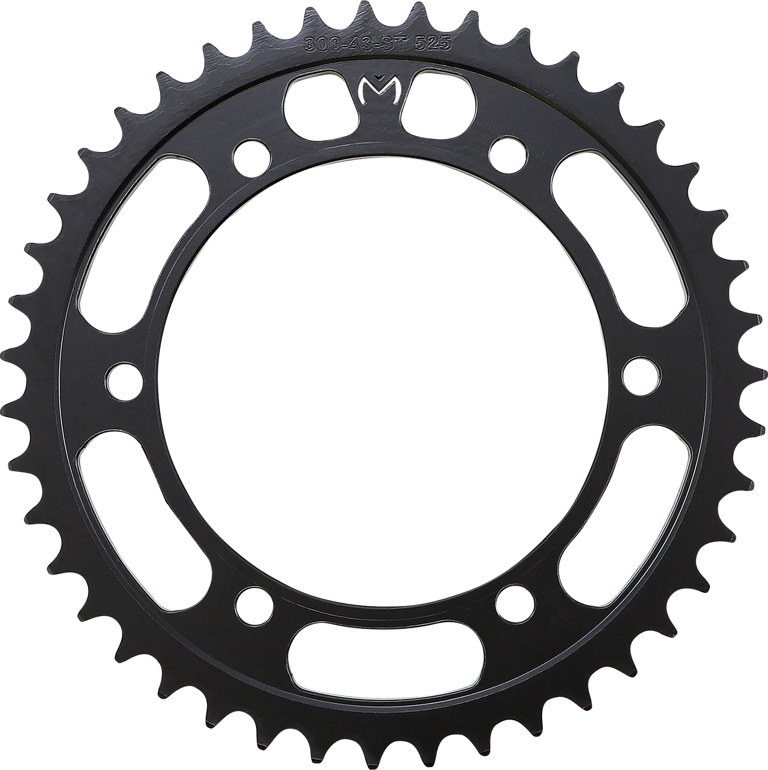 Steel rear sprocket for Honda by Moose Offroad, 43-tooth, durable motorcycle sprocket for off-road riding.