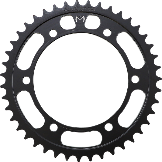 Steel rear sprocket for Honda by Moose Offroad, 43-tooth, durable motorcycle sprocket for off-road riding.