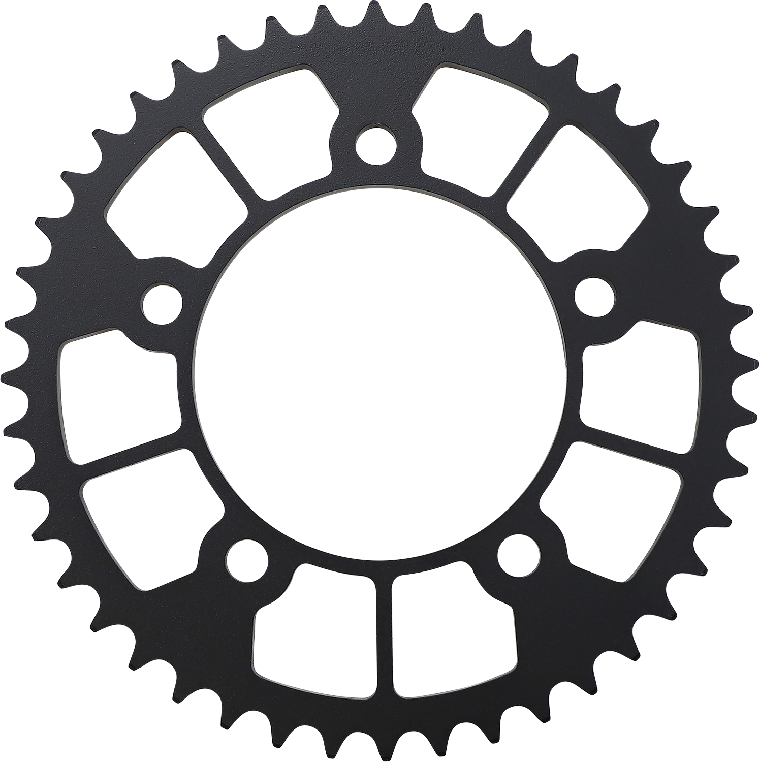 Moose Offroad 44-Tooth Rear Sprocket for Honda motorcycles, featuring durable metal construction and precise gear teeth.
