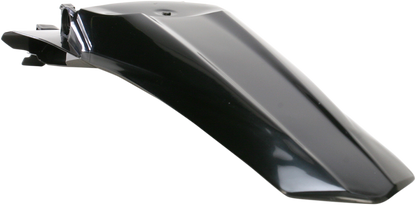 Black Acerbis rear fender for motorcycles, designed to fit models with durable body construction.