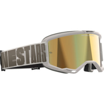 ALPINESTARS GOGGLES Vision 5 Goggle - Hollow - Wind - Gold Mirror  5102225-7311 - Howling Moto