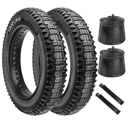 Hycline Bones Fat Bike Tire 20x4.0 for E-Bikes and all-terrain riding, featuring rugged tread for off-road durability.