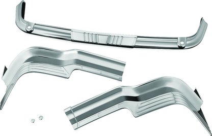 Chrome Kuryakyn Tri-Line Accent for rear Tour-Pak light on Harley-Davidson FLTRXS models, featuring sleek design and durable finish.