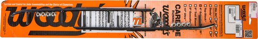 WOODYS Carbide Runner for Yamaha Snowmobiles, 4-inch durable metal runner with carbide tip for improved traction.