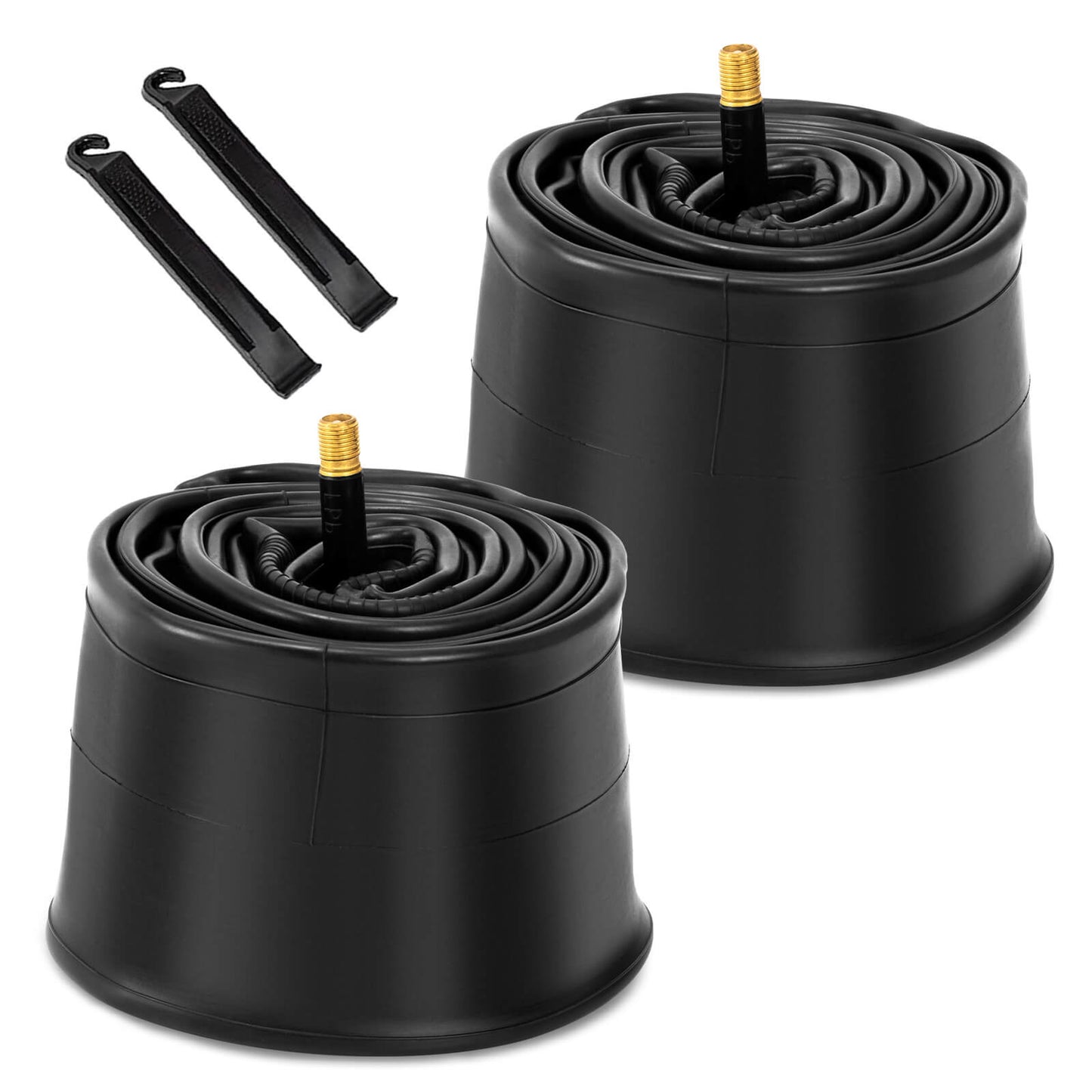 Hycline 26-inch bike tube with 3-inch width for fat tire bikes, suitable for 20-inch and 26-inch tires, durable and reliable.
