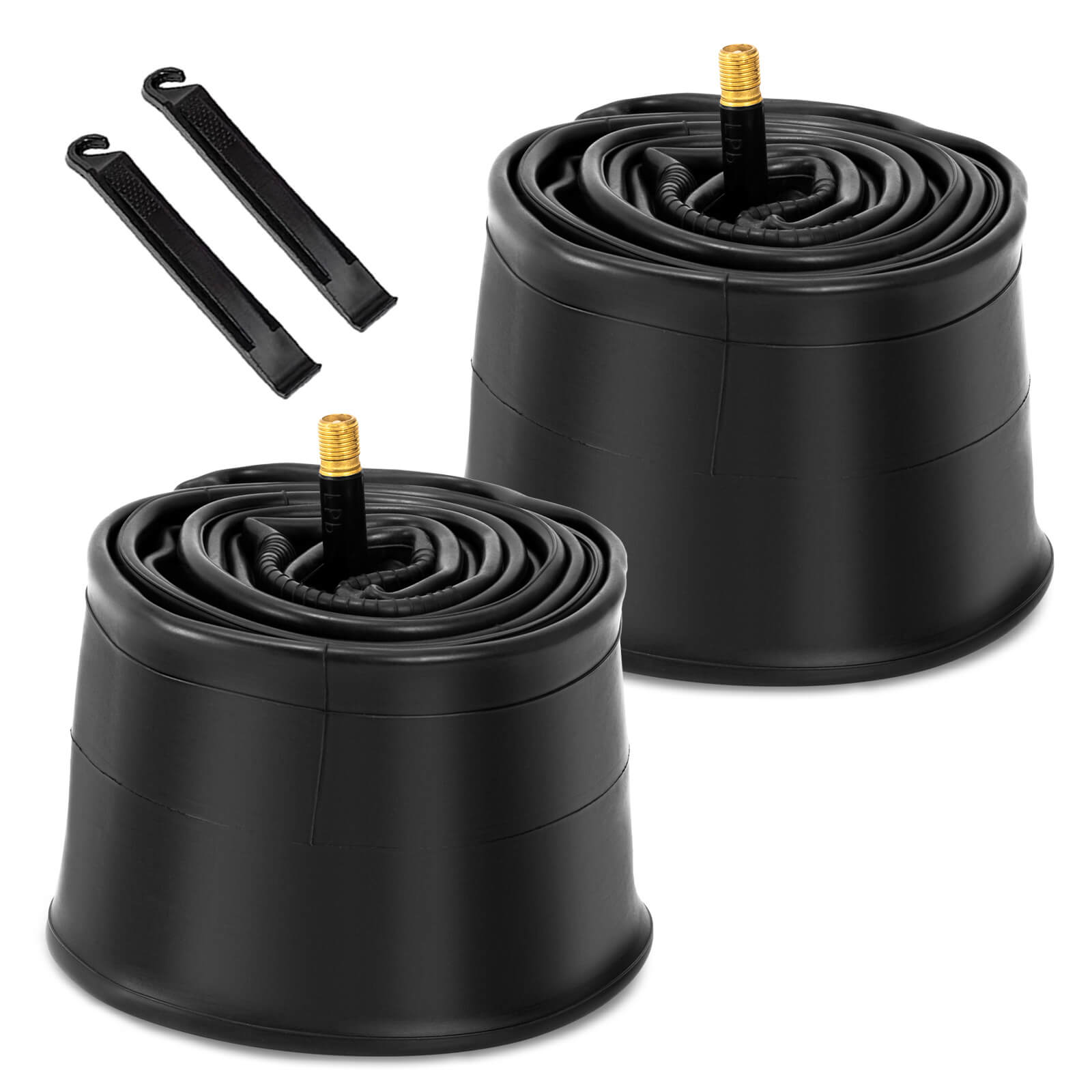 Hycline 26-inch bike tube with 3-inch width for fat tire bikes, suitable for 20-inch and 26-inch tires, durable and reliable.