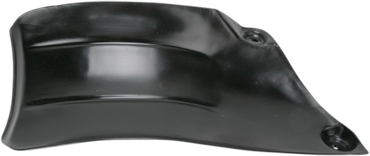 Acerbis black mud flap for motorcycle body protection, featuring the Bill's Exhausts branding and mounting hardware.