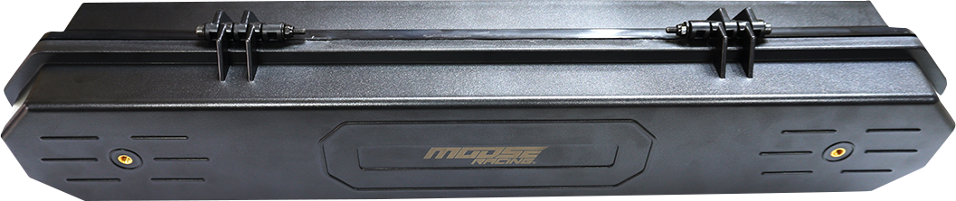 MOOSE OFFROAD Drive Belt Storage Case Q15-6004 showing a black protective case designed for secure belt storage and mounting.