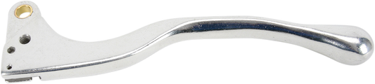 Parts Unlimited polished replacement clutch lever for motorcycles, showcasing sleek metal finish and ergonomic design.