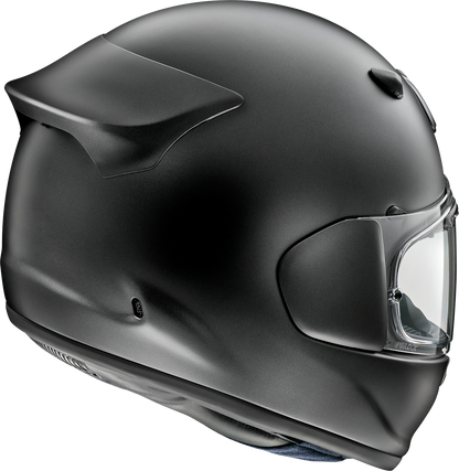 Arai Helmets Contour-X solid black frost motorcycle helmet in large size with sleek design and clear visor.