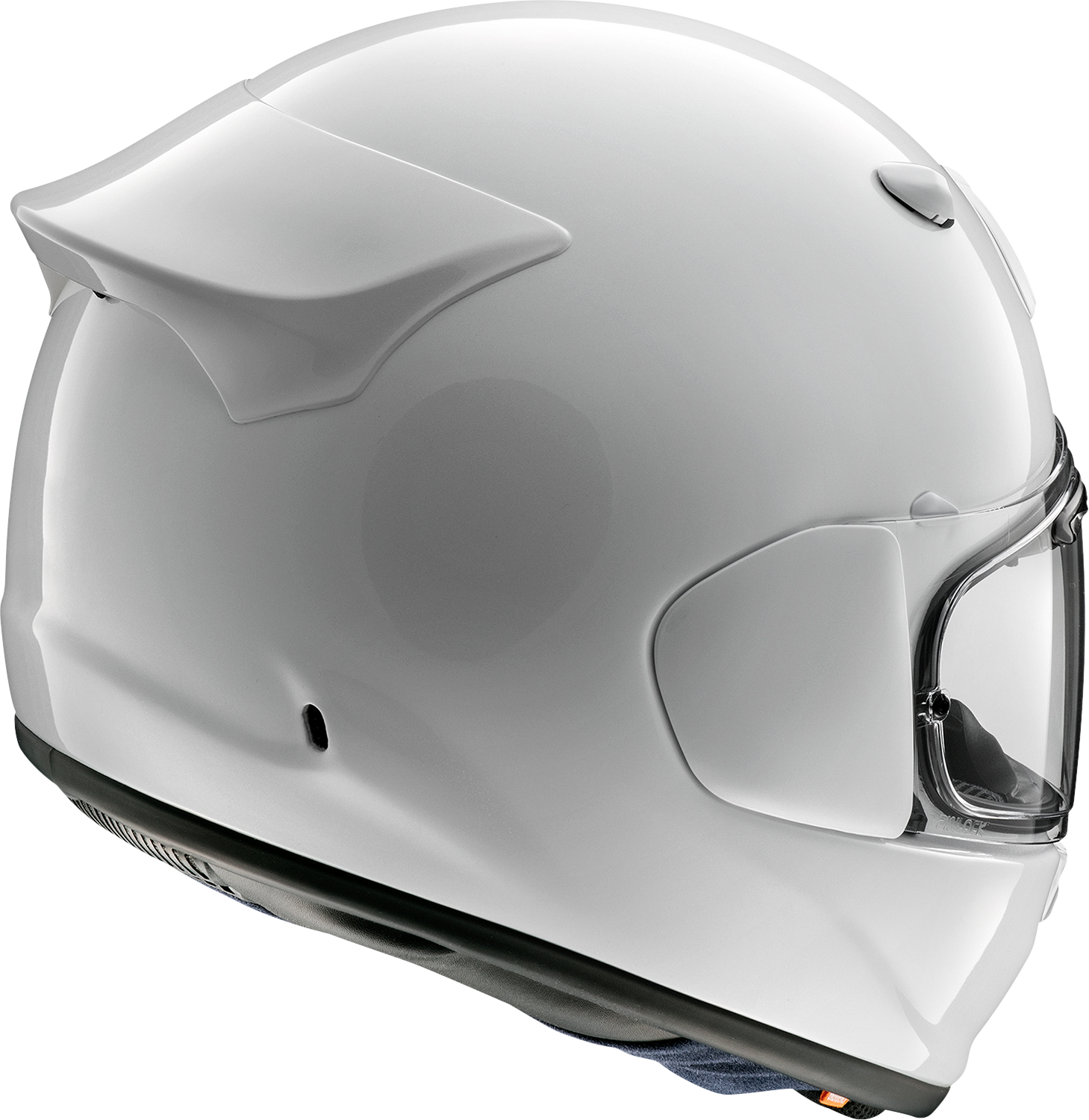 Arai Helmets Contour-X solid diamond white motorcycle helmet with advanced aerodynamics and communication system compatibility, size 2XL.