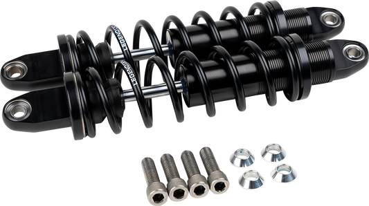 Legend Suspension REVO Triglide suspension kit, 13.6-inch upgrade for 2017+ Harley Trikes, showing the assembled suspension components.