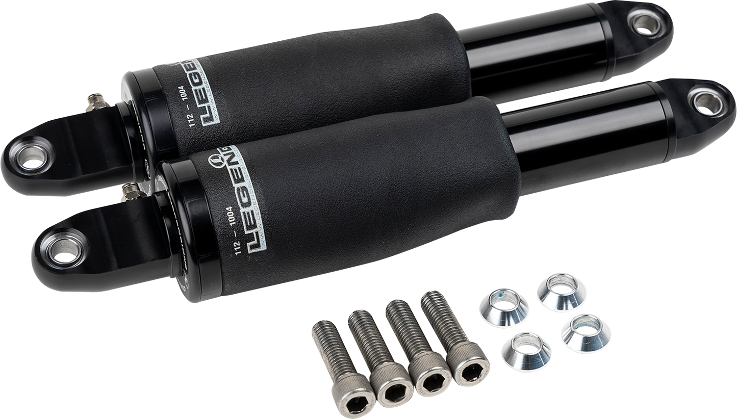 Legend Suspension AIR Tri-Glide air suspension system, 13.6-inch, with visible components and air bags for vehicle ride comfort.