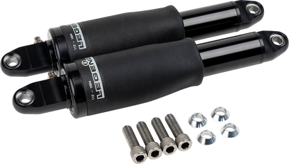 Legend Suspension AIR Tri-Glide air suspension system, 13.6-inch, with visible components and air bags for vehicle ride comfort.