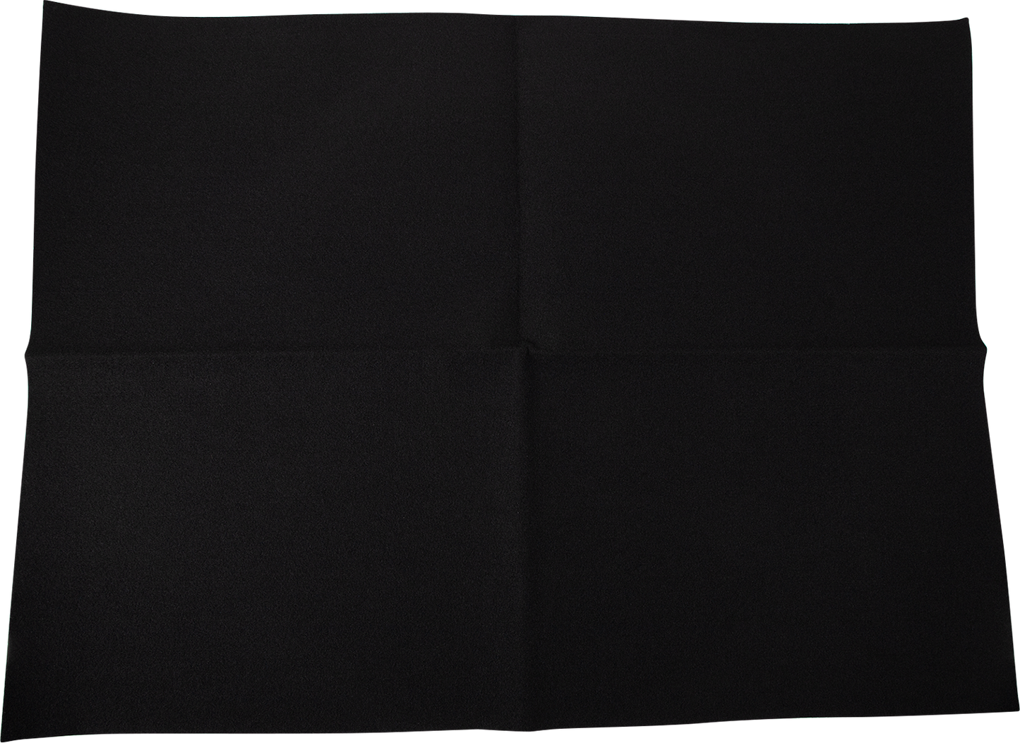 Black luggage lining material for seats by Drag Specialties, 27 x 36 inches, part number 3501-1964.