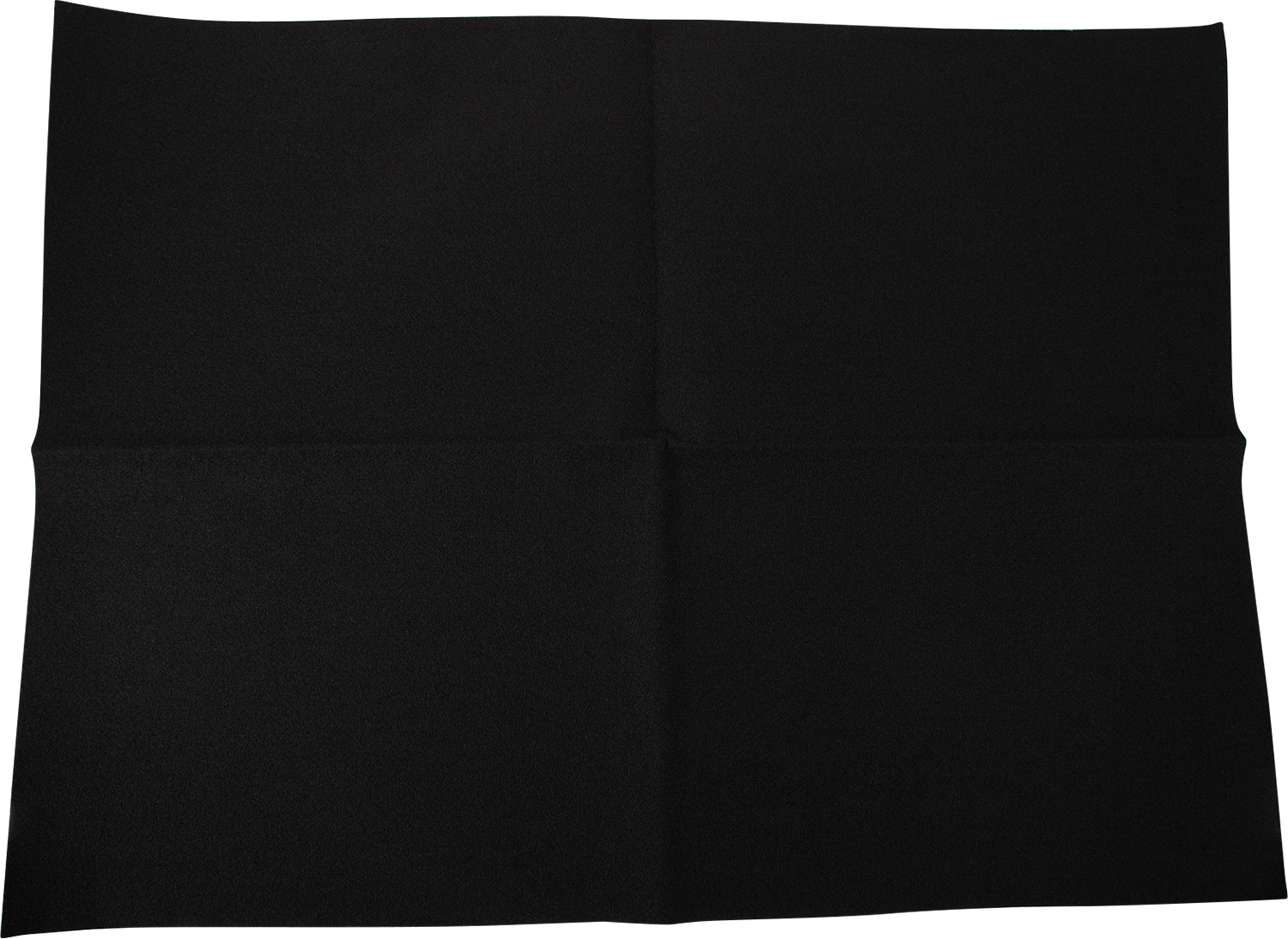 Black luggage lining material for seats by Drag Specialties, 27 x 36 inches, part number 3501-1964.