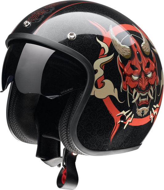 Z1R, Z1R Saturn Helmet - Devilish Gloss Black/Red XS – Part Number 0104-2876