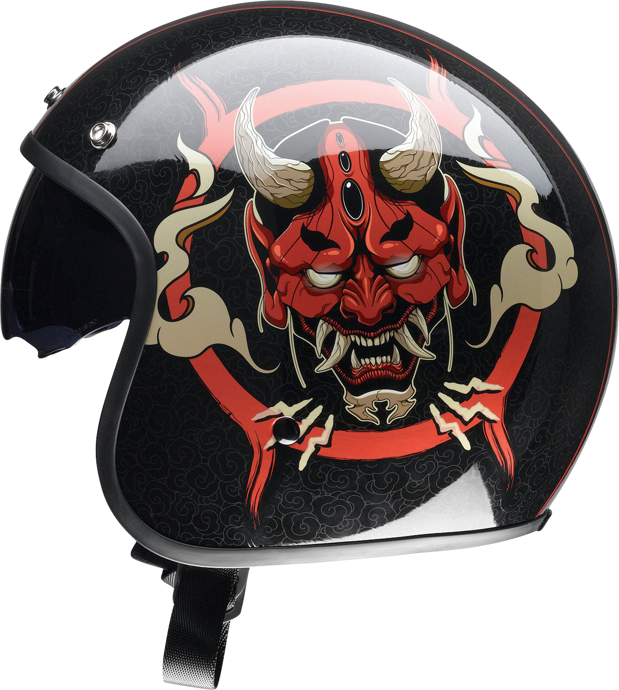 Z1R, Z1R Saturn Helmet - Devilish Gloss Black/Red Large (Part Number 0104-2879)