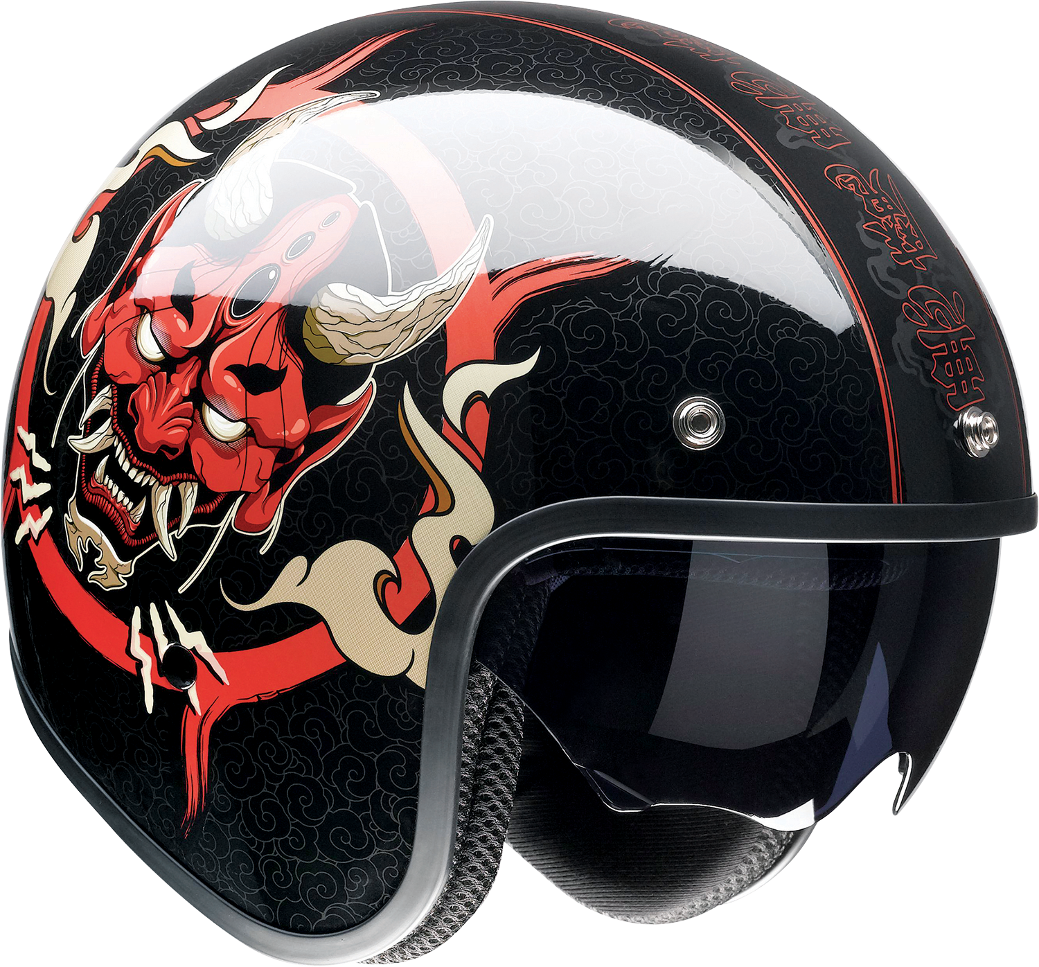 Z1R, Z1R Saturn Helmet - Devilish Gloss Black/Red Large (Part Number 0104-2879)